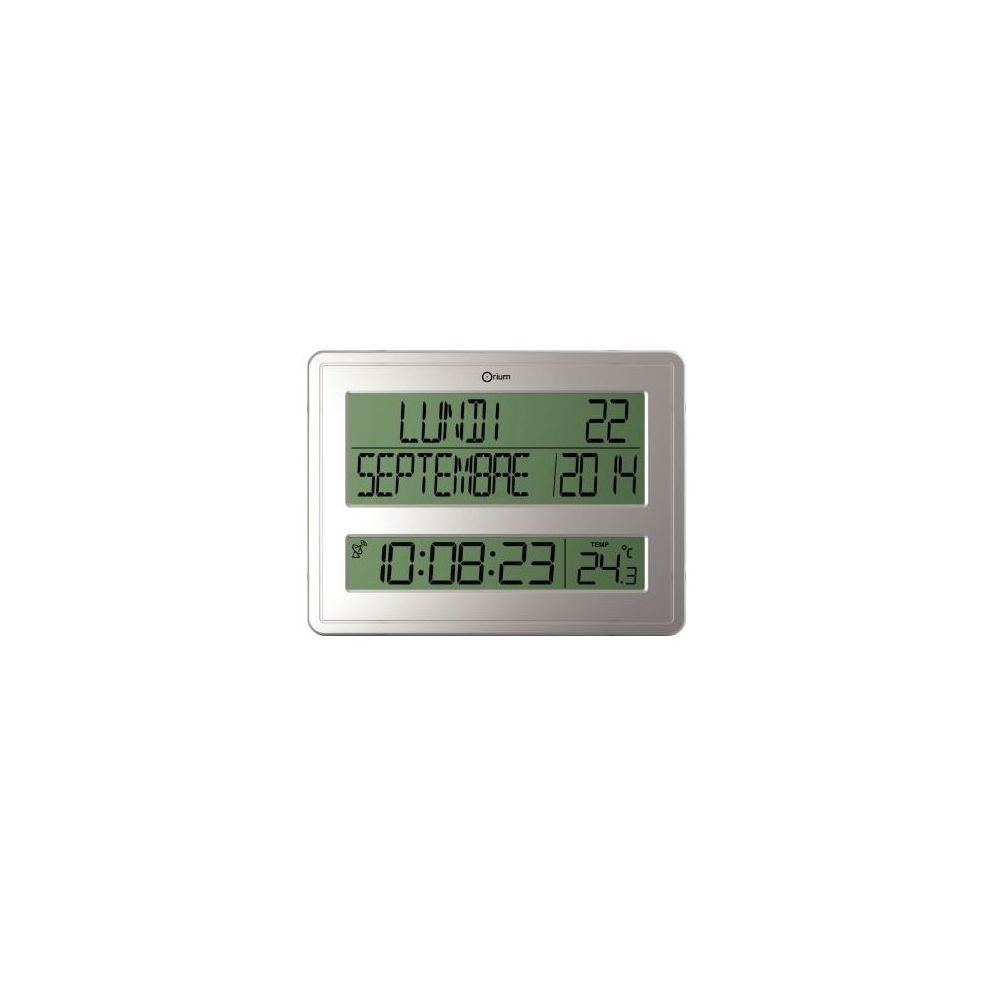 Horloge Calendrier digitale CEP 43x32cm - Pile LR06 non fournie